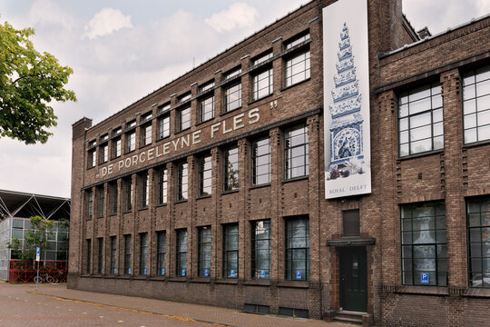 Delft, The Netherlands - July 7, 2024: Royal Delft Museum  