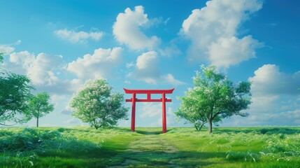 Free good morning scene wallpaper background photo