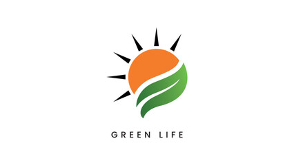 green life farm logo on a white background