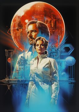 A scientist poster portrait adult.
