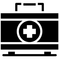 Fototapeta premium Health Kit vector icon illustration of Hajj Pilgrimage iconset.