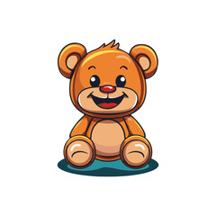 Obraz premium cute mascot toy bear vector design