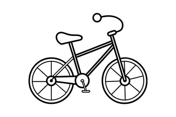 bicycle silhouette vector illustration