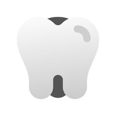 Editable molar, premolar, tooth vector icon. Dentistry, healthcare, medical. Part of a big icon set family. Perfect for web and app interfaces, presentations, infographics, etc