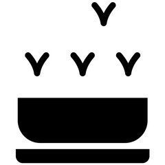 Roasted Chestnuts vector icon illustration of Festa Junina iconset.