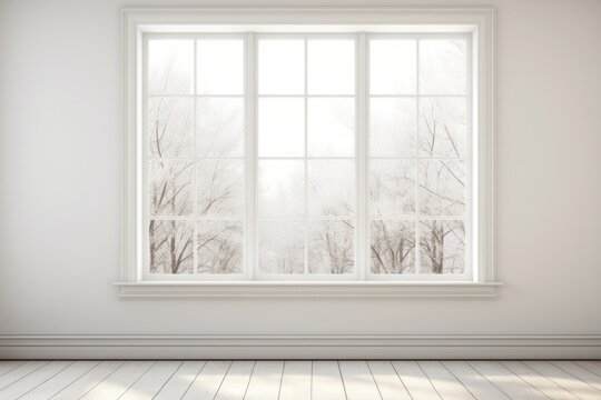 Window white wall architecture.