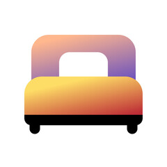 Editable single bed vector icon. Part of a big icon set family. Perfect for web and app interfaces, presentations, infographics, etc