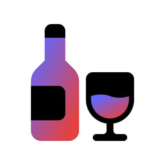 Editable wine vector icon. Part of a big icon set family. Perfect for web and app interfaces, presentations, infographics, etc