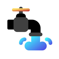 Editable water faucet vector icon. Part of a big icon set family. Perfect for web and app interfaces, presentations, infographics, etc
