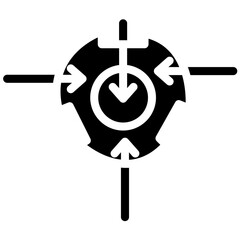 Containment Protocol vector icon illustration of Infectious Diseases iconset.