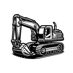 Naklejka premium Vector Exavator.eps