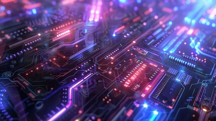 Fototapeta premium A smartphone infected with a mobile botnet, digital technology