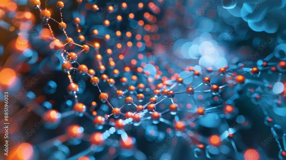 Poster discover the integration of nanotechnology in future industries, where nano-scale materials and devi