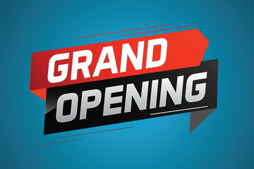 coming soon grand opening word concept vector illustration with megaphone and 3d, web, mobile app, poster, banner, flyer, background, gift card, coupon, label, wallpaper

