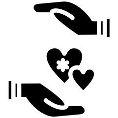 Palliative Support vector icon illustration of Chemotherapy iconset.