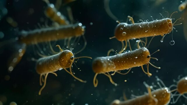 Biology, division of microorganisms, macro bacteria