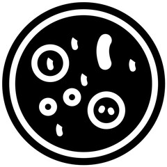 Microorganism vector icon illustration of Lab iconset.