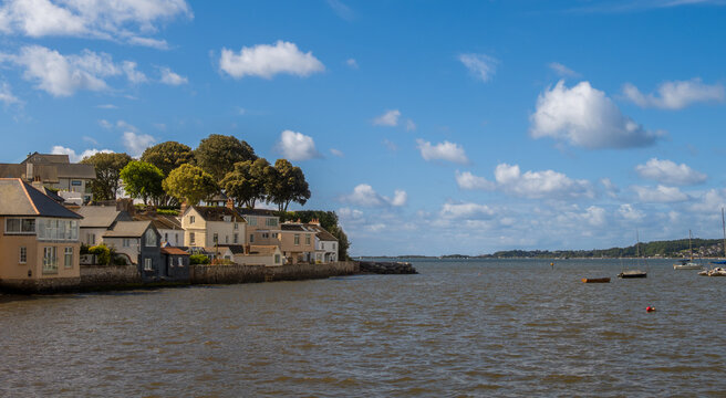 The village of Lympstone on the River Exe in Devon, United Kingdom
