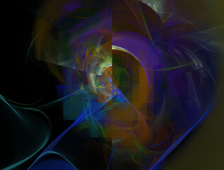 Imaginatory fractal abstract background Image