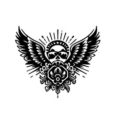 Fototapeta premium simple black tattoo design
