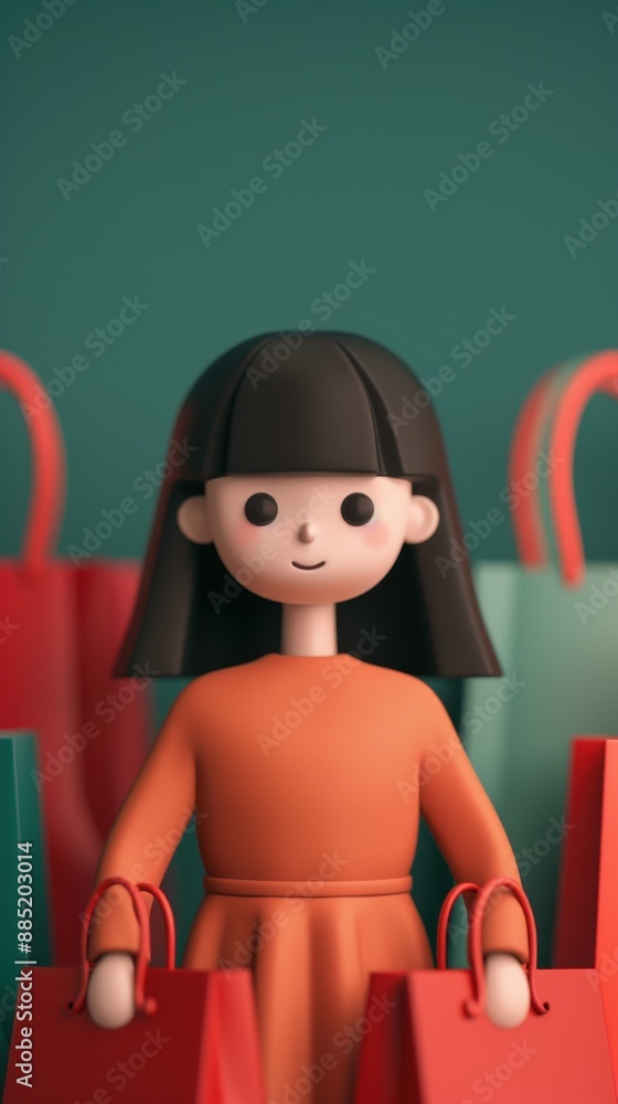 Poster animated video tutorial on black friday shopping tips, black friday shopping tips, engaging guide. h