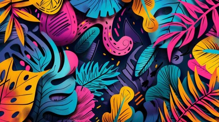Unleash the potential of bold backgrounds featuring bright colors and unique patterns. Ideal for creating visually engaging and dynamic projects