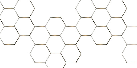 	
Abstract white 3d hexagon creative grid honeycomb structure mosaic pattern background. luxury minimal technology network abstraction tech digital tile vector wall banner surface polygon background.