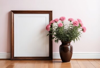Fototapeta premium bouquet of flowers in a vase
