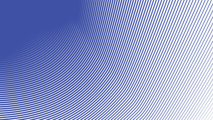 Blue dynamic curve line abstract background vector image for backdrop or presentation