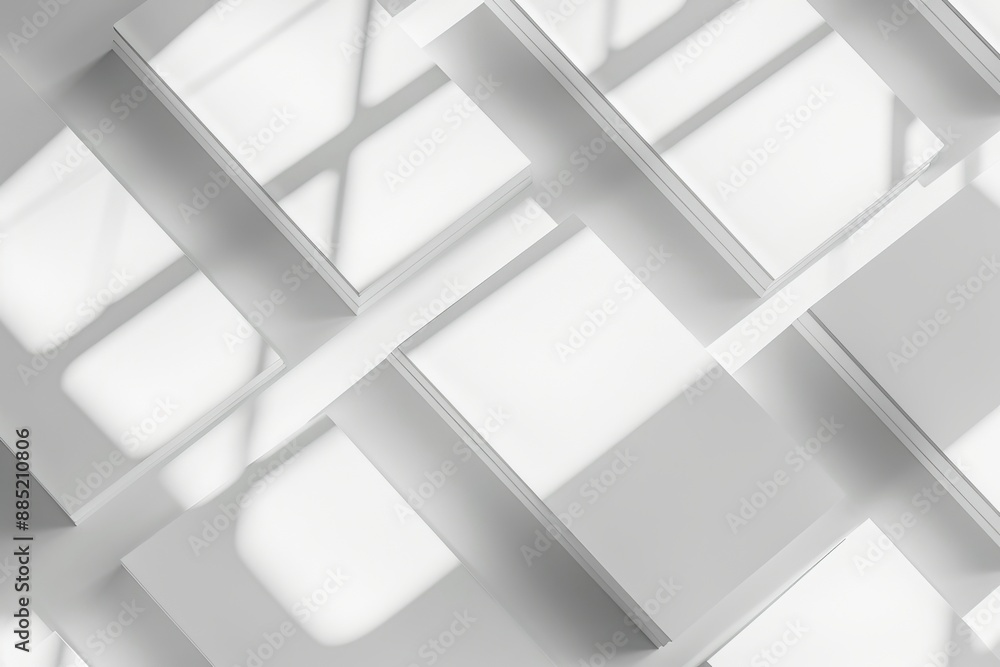 Poster the mockup features an empty white vertical rectangle poster and a gray concrete wall with a diagona