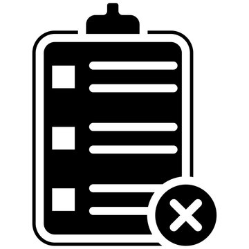 Non-Conformance vector icon illustration of Quality Assurance iconset.