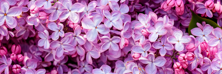 purple common lilac flowers beautiful floral background