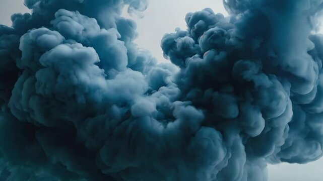 lllustration of smoke isolated background