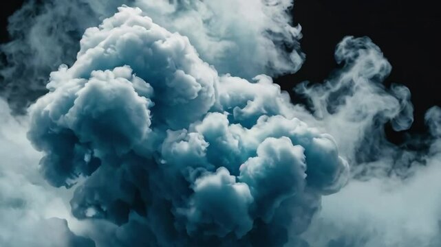 lllustration of smoke isolated background