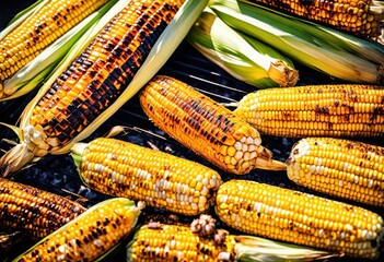 deliciously grilled corn cob charred ready eat outdoors, marks, fresh, yellow, summer, seasonal, vegetable, barbecue, food, tasty, maize, healthy, snack