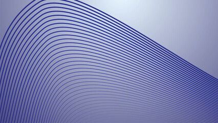 Blue dynamic curve line abstract background vector image for backdrop or presentation