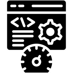 Efficiency vector icon illustration of No Code iconset.