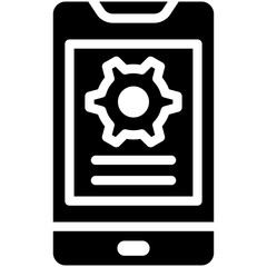 App Template vector icon illustration of No Code iconset.