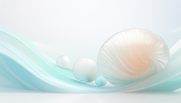 Sea and shell background