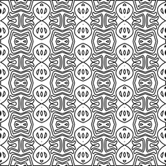 Repeat patterns.Abstract shapes from lines. Vector graphics for design, prints, decoration, cover, textile, digital wallpaper, web background, wrapping paper, clothing, fabric, packaging, cards.