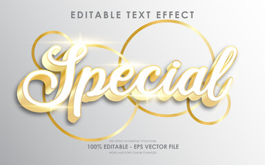 Editable Golden Special Text Effect