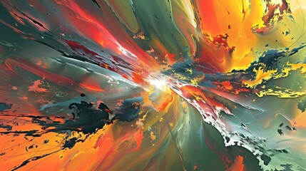 Abstract subtle minimaist art
