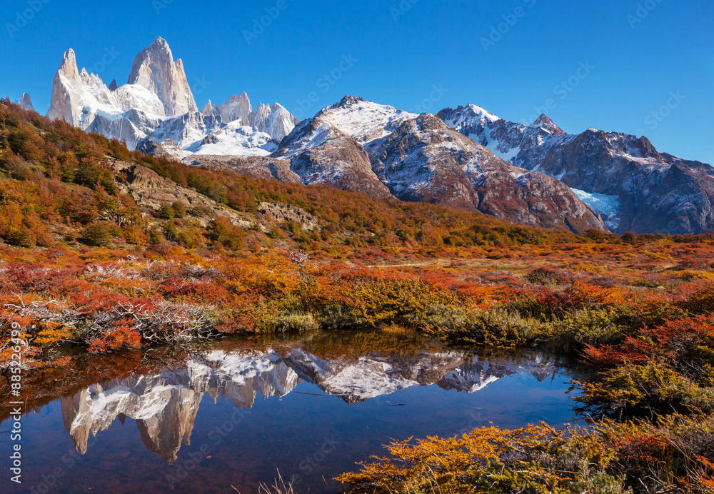 Poster Autumn on Fitz Roy