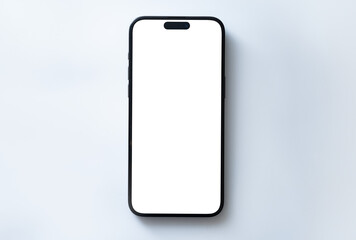 Mockup smart phone new generation and advertisement screen Transparent and Clipping Path