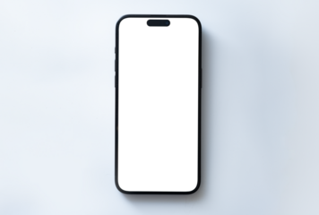 Mockup smart phone new generation and advertisement screen Transparent and Clipping Path