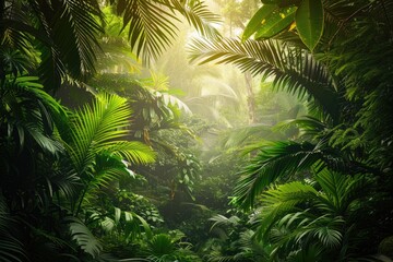Naklejka premium August in Southeast Asia s tropical jungles
