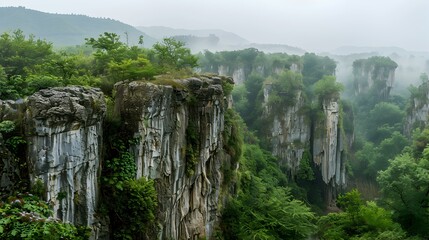 Karst formations in the national park