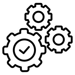 Process Validation  Icon Element For Design