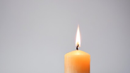  this picture has a candle in it and lights are on,