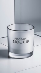 product mockup design empty minimalistic background